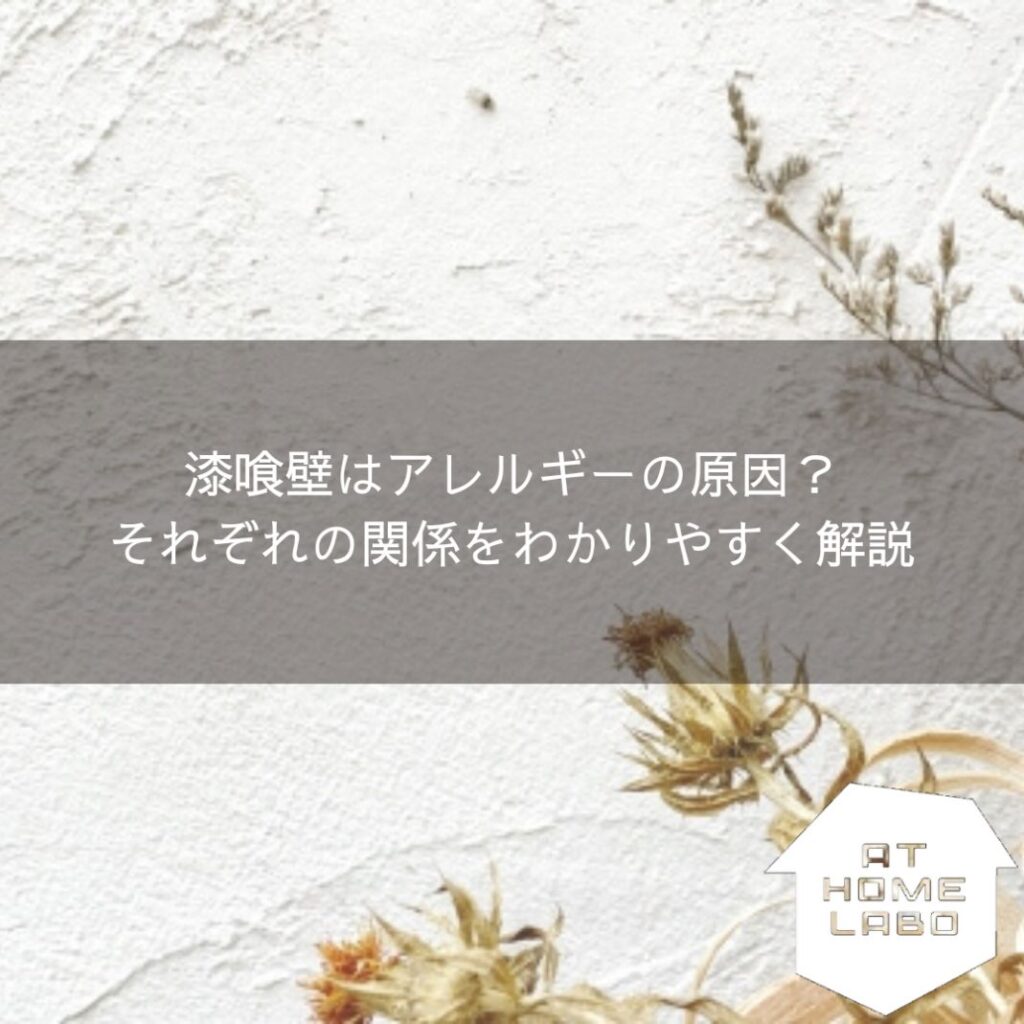 漆喰壁はアレルギーの原因？それぞれの関係をわかりやすく解説